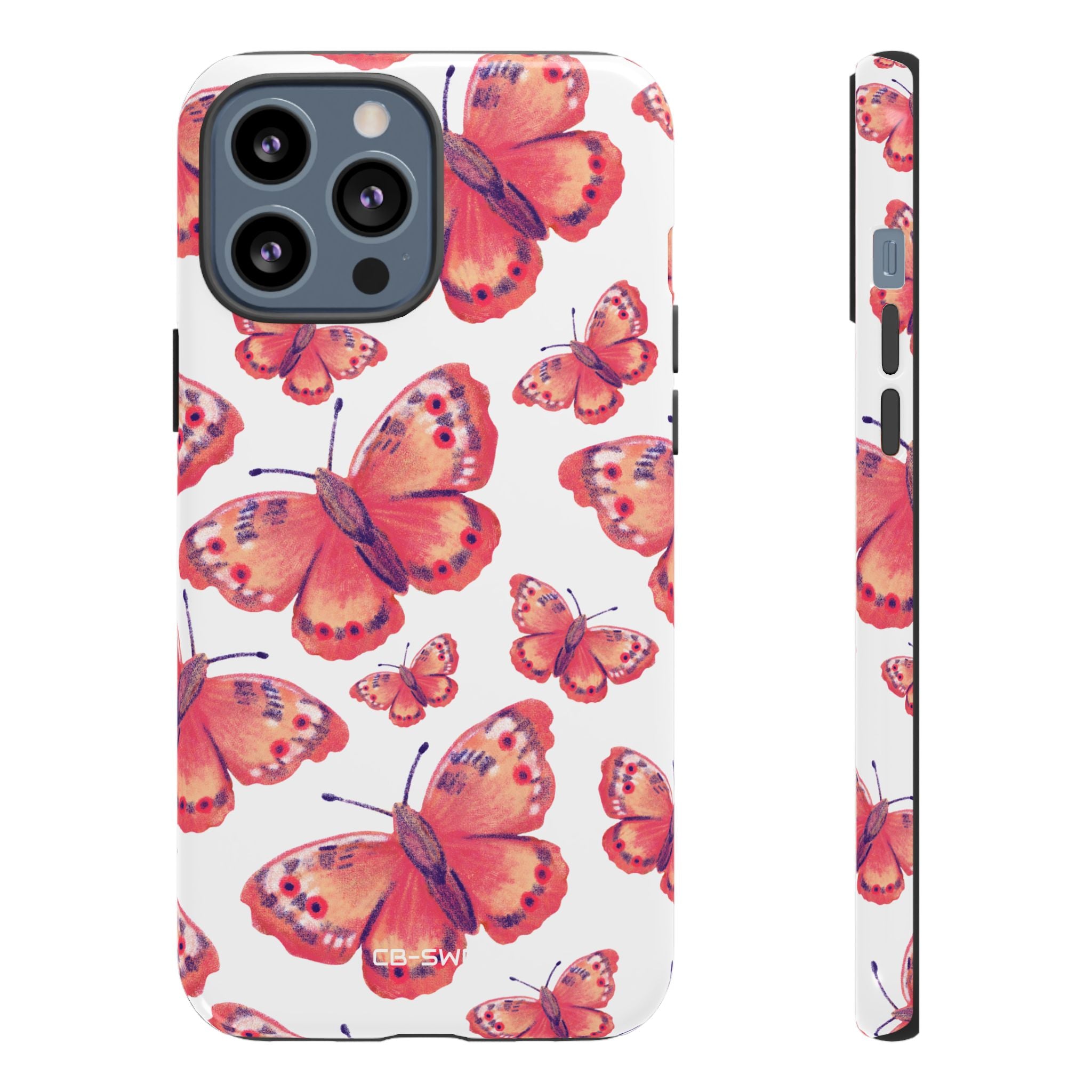 Vibrant Butterfly Dance - iPhone Case