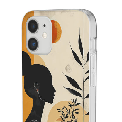 Modern Silhouette Tranquility | Flexible Phone Case for iPhone