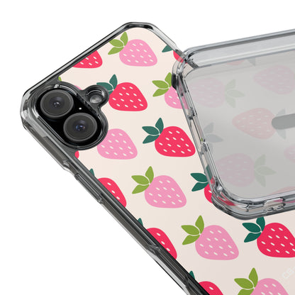 Vibrant Strawberry Rhythm iPhone Case - Impact