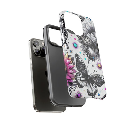 Butterfly Bloom iPhone 14 Pro Max Case - Tough