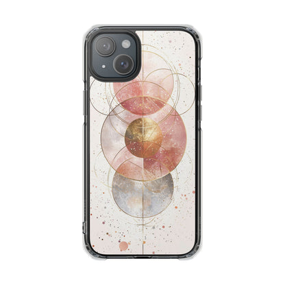 Circle Envelops Light iPhone Case - Impact