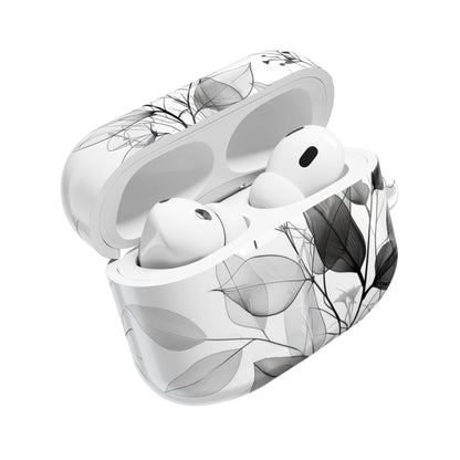 Silver Leaves - AirPods Case