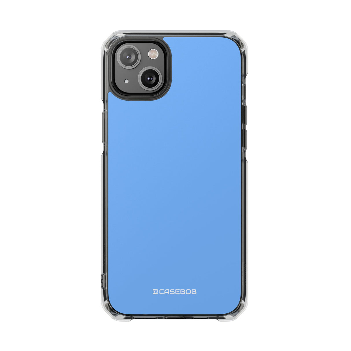 French Sky Blue | Handyhülle für iPhone (Clear Impact Case – magnetisch) 