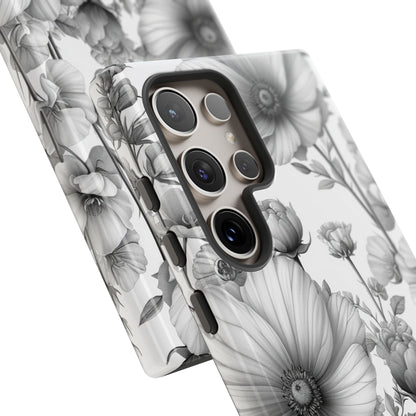 Vintage Floral Etching Samsung S24 - Tough