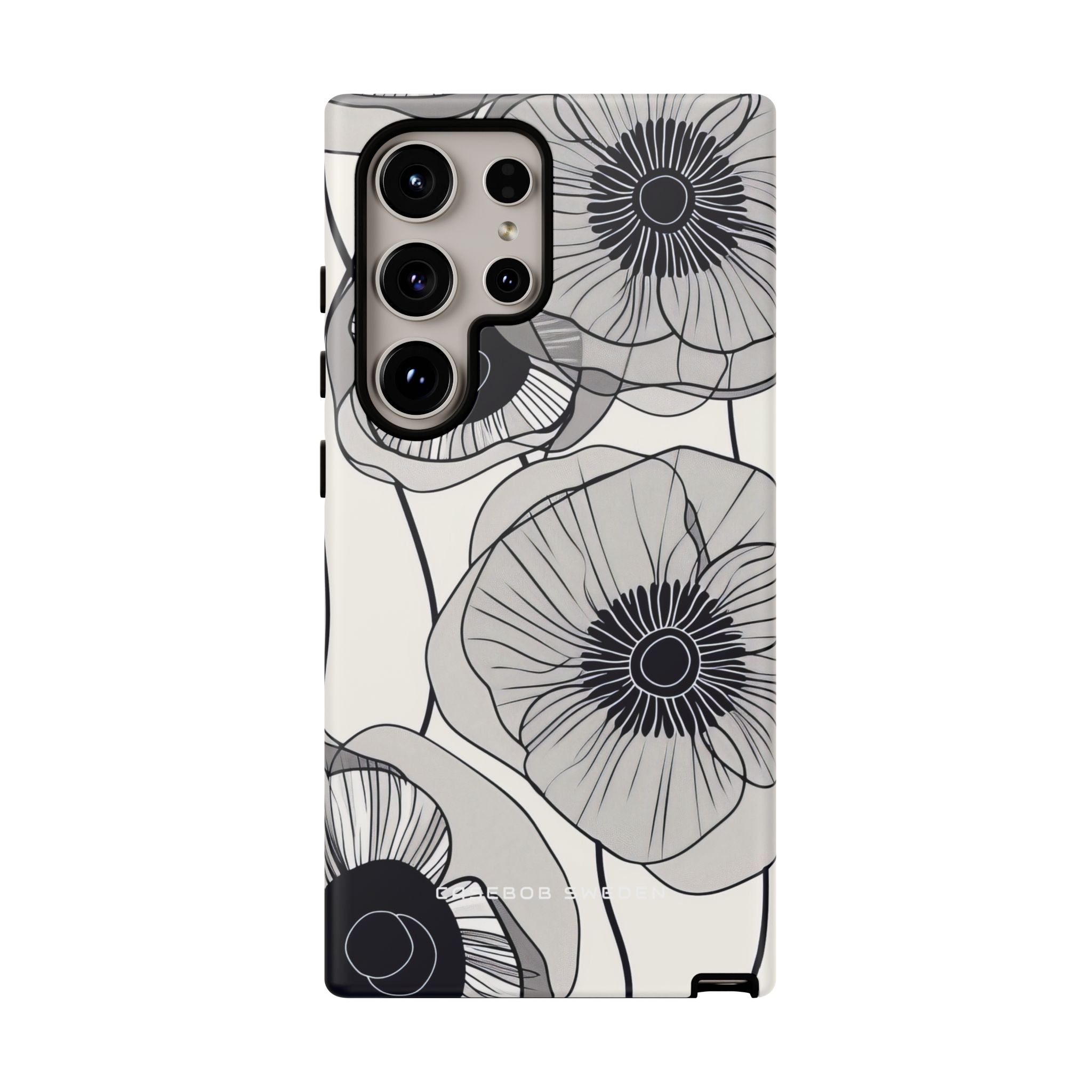 Moderne minimalistische Blumen Samsung S24 - Robuste Handyhülle