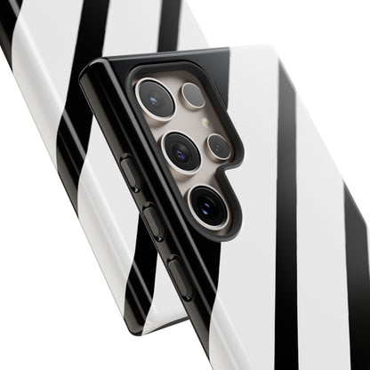 Diagonal Bands Noir Samsung S24 Ultra Case - Tough