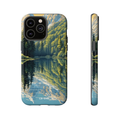 Mountain Peaks Reflect - iPhone Case