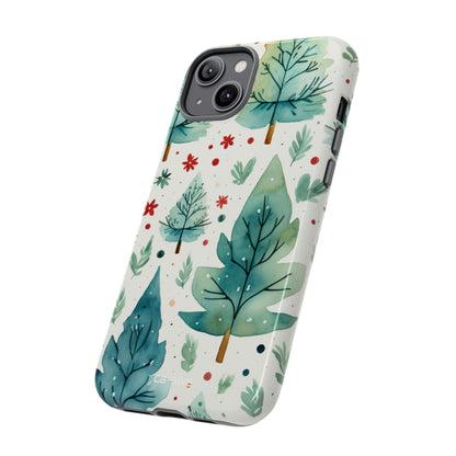 Joyful Evergreen Dance - iPhone Case