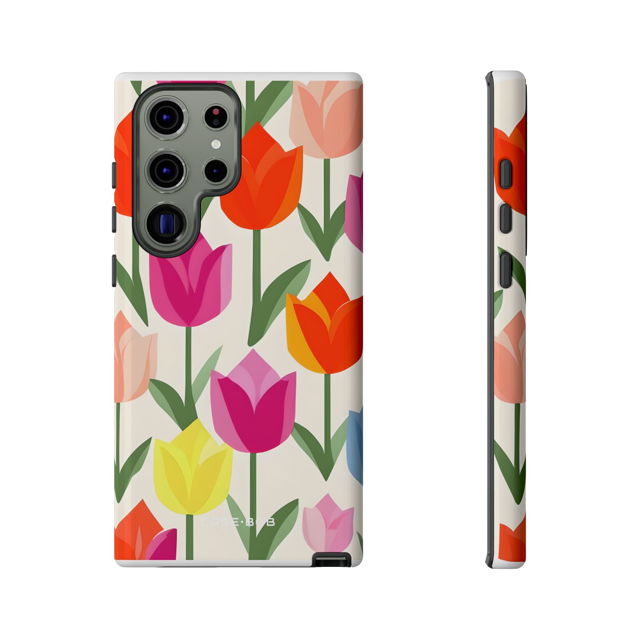 Tulip Harmony Green Samsung S23 Ultra Case - Tough