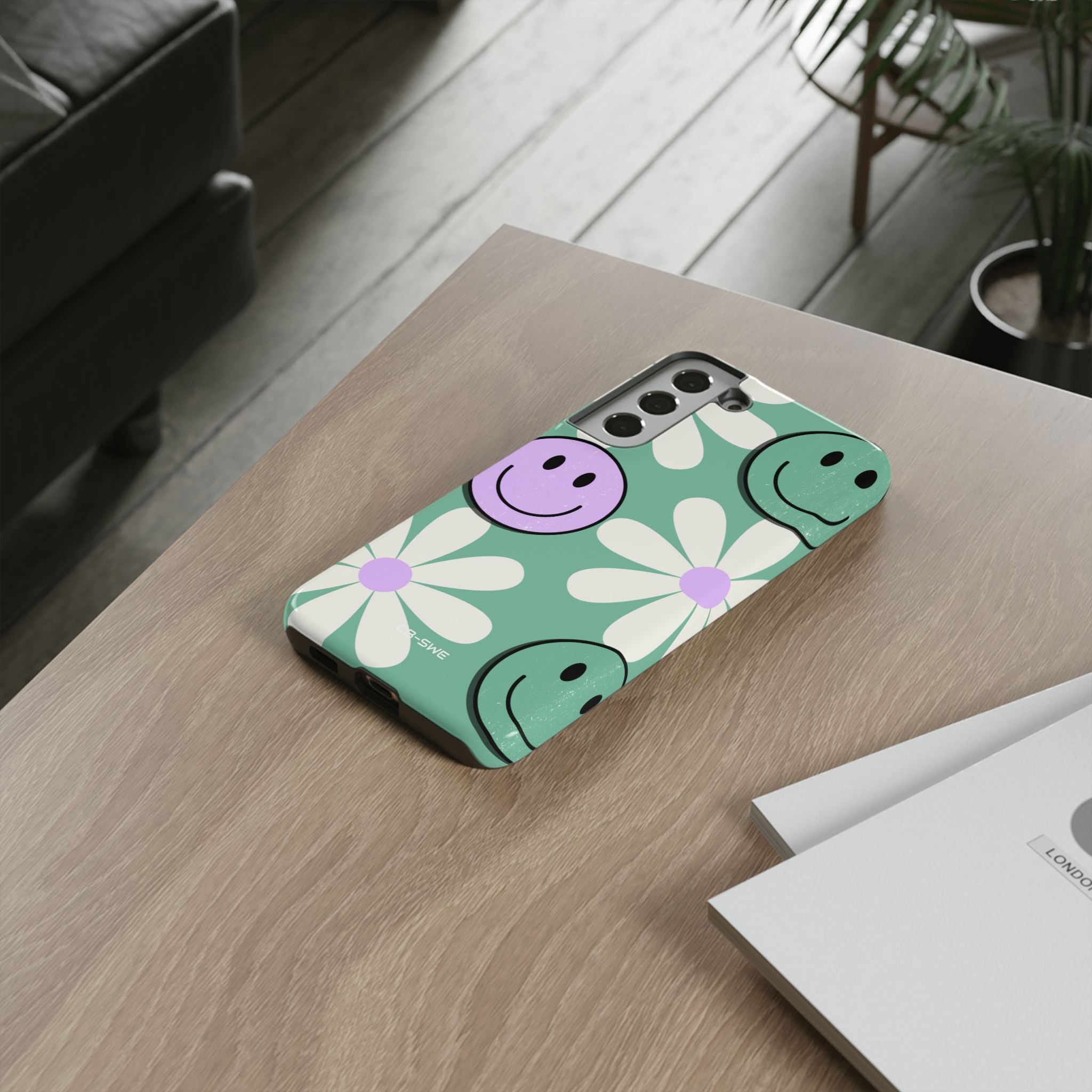 Playful Retro Blooms - Samsung Case