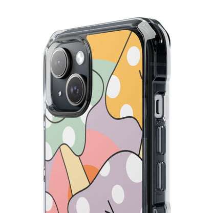Playful Mushroom Friends iPhone Case - Impact
