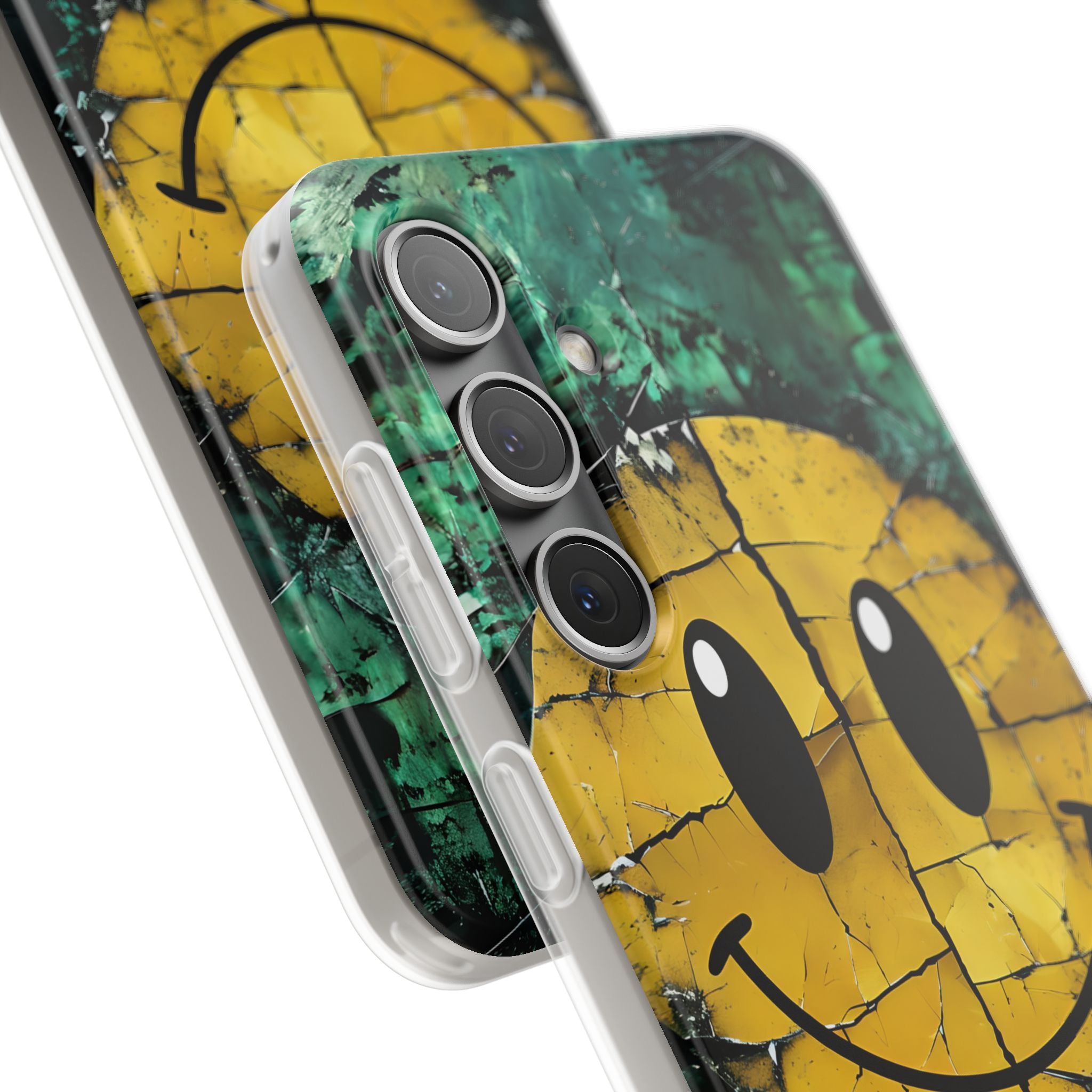 Cracked Smiley Samsung S24 - Soft Case