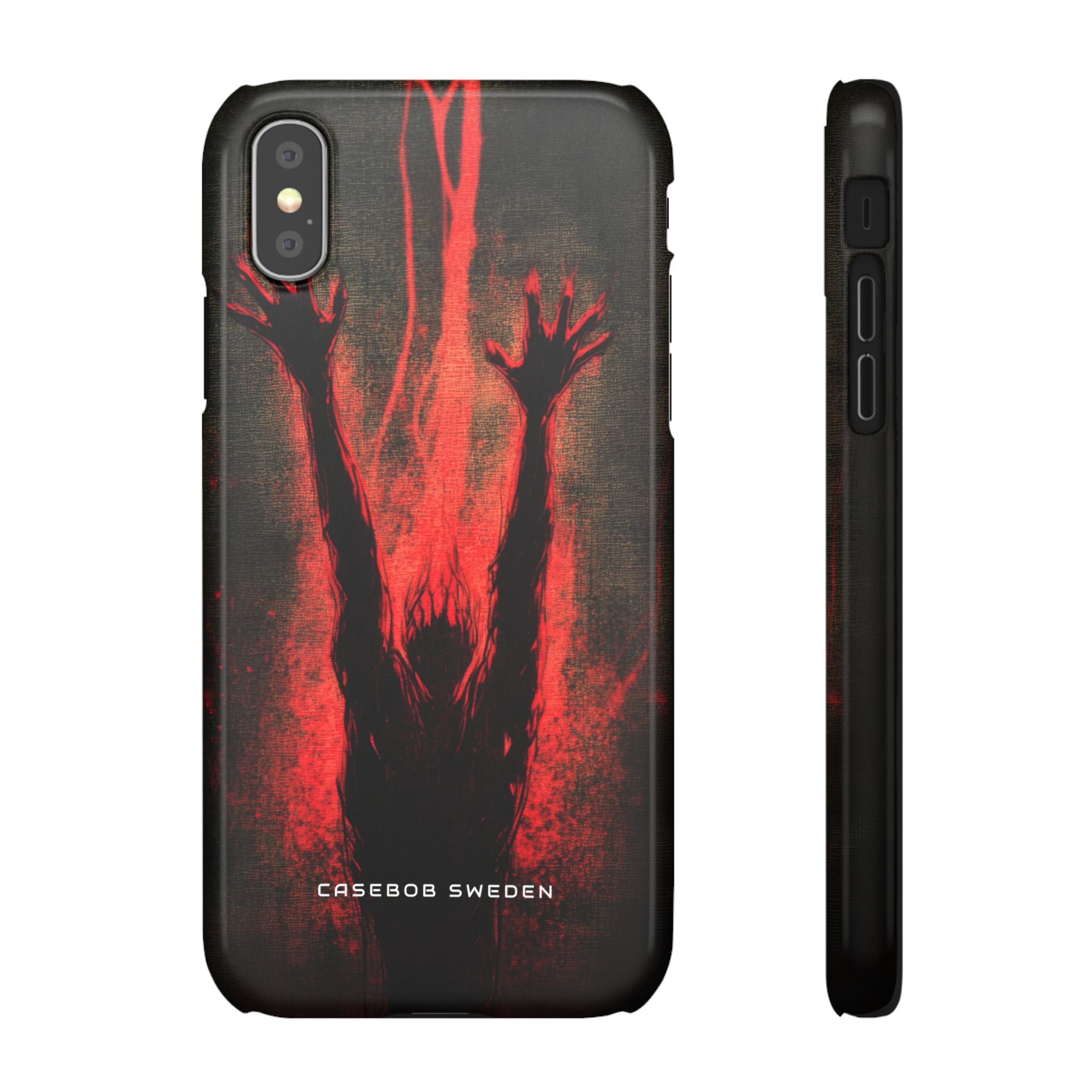 Gothic Crimson Ascension  iPhone X - Slim Phone Case