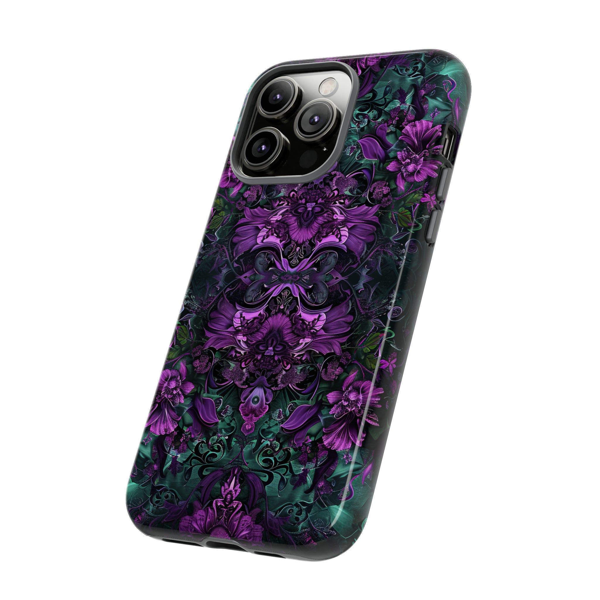 Baroque Floral Gothic - Protective Phone Case