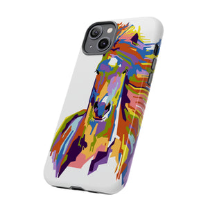 Horse Abstract Art iPhone Case (Protective) Phone Case