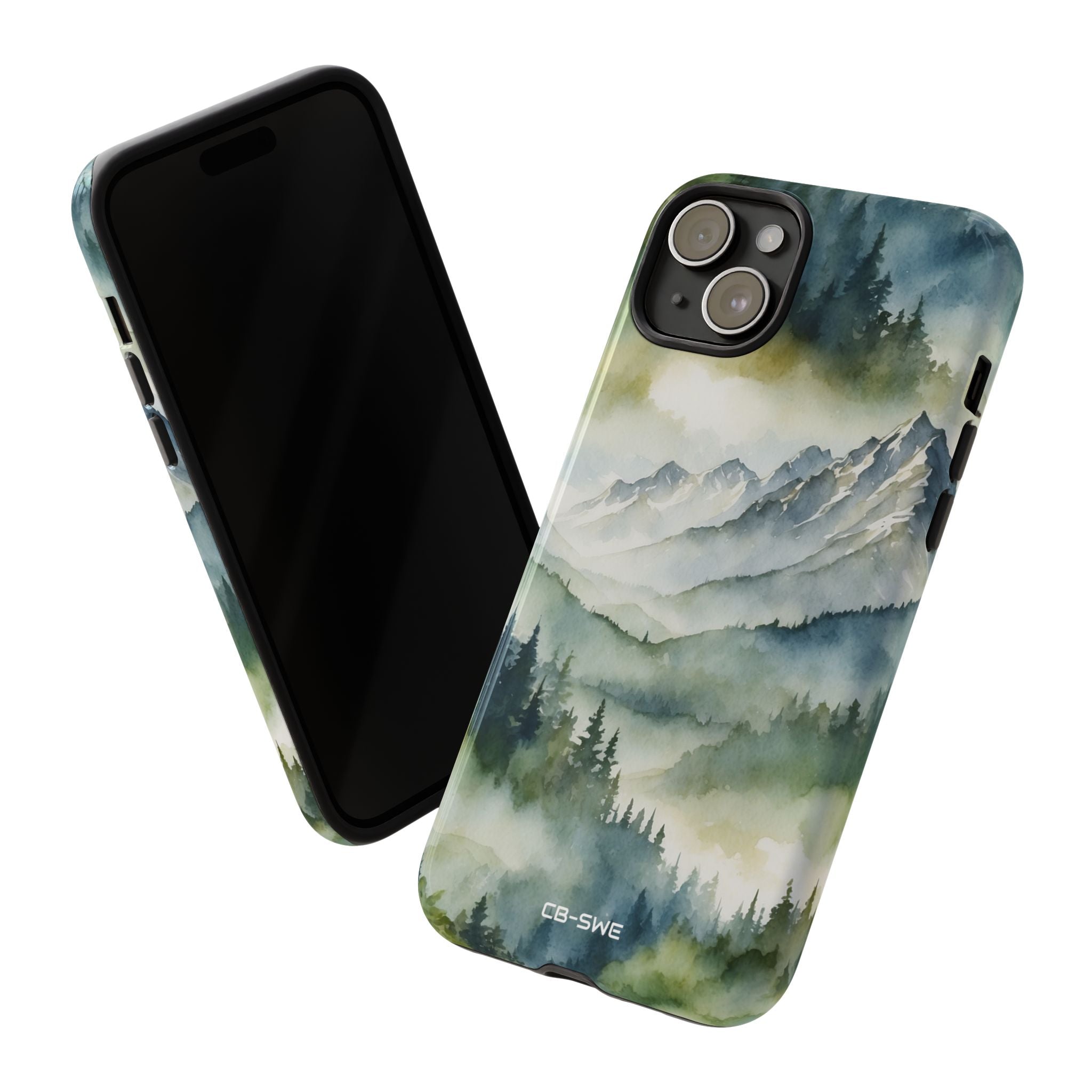 Misty Peaks Emerge - iPhone Case