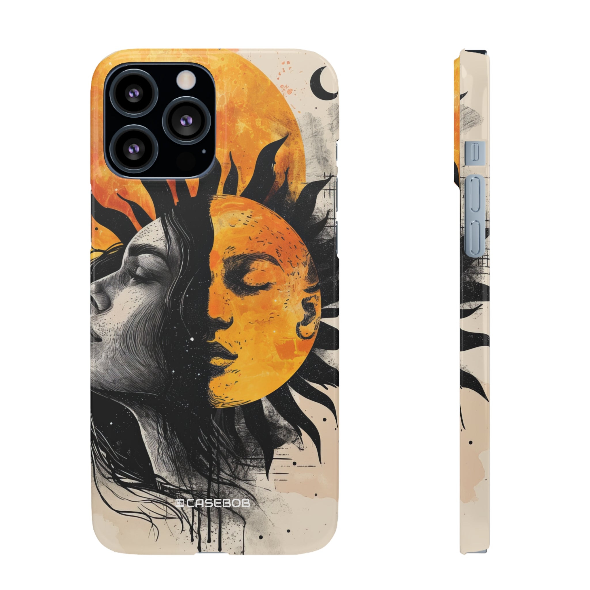 Sunlit Duality | Slim Phone Case for iPhone