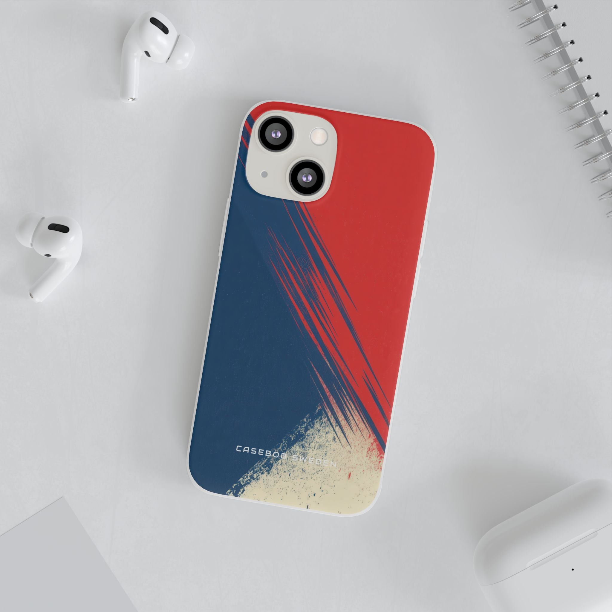 Vintage Brushstroke Harmony iPhone 13 - Flexi Phone Case