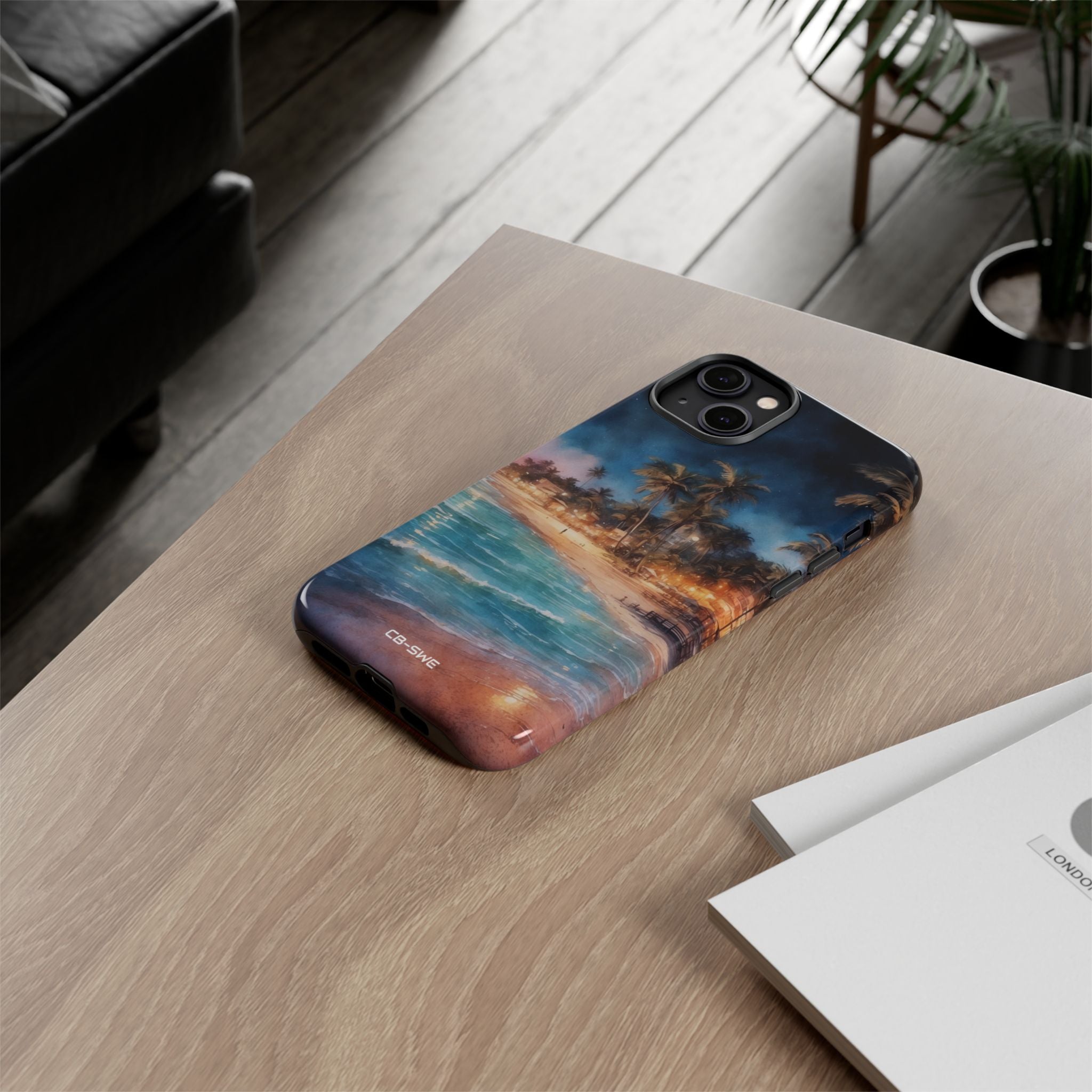 Moonlight Dances Water - iPhone Case