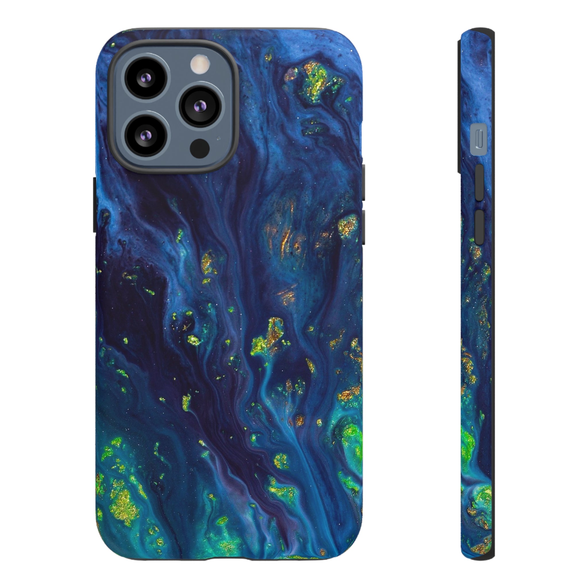 Green Opal Ink Art iPhone Case (Protective) iPhone 13 Pro Max Matte Phone Case