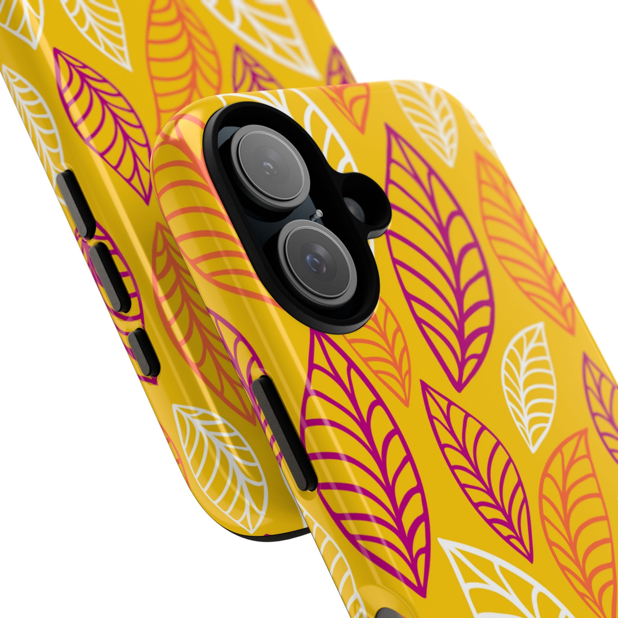 Vibrant Leaf Symphony - iPhone Case