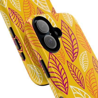 Vibrant Leaf Symphony - iPhone Case