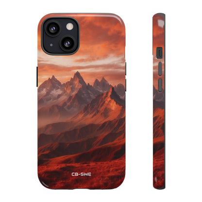 Mountain Peaks Glowing - iPhone Case