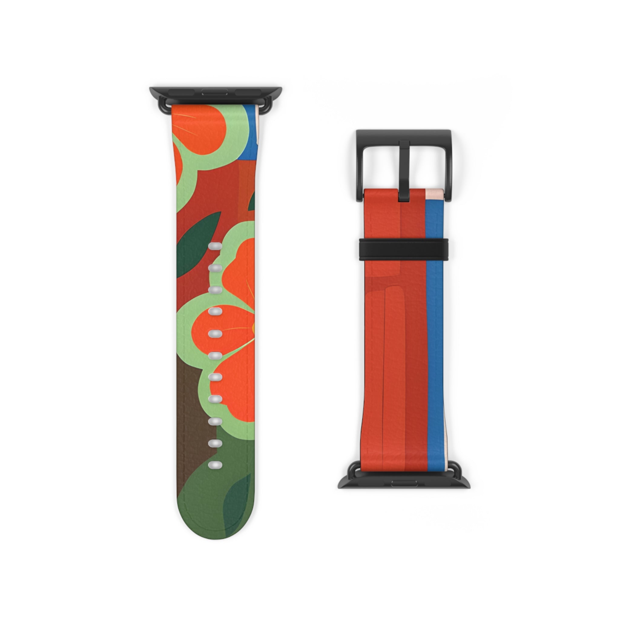 Orange Blossom Mosaic - Watch Band