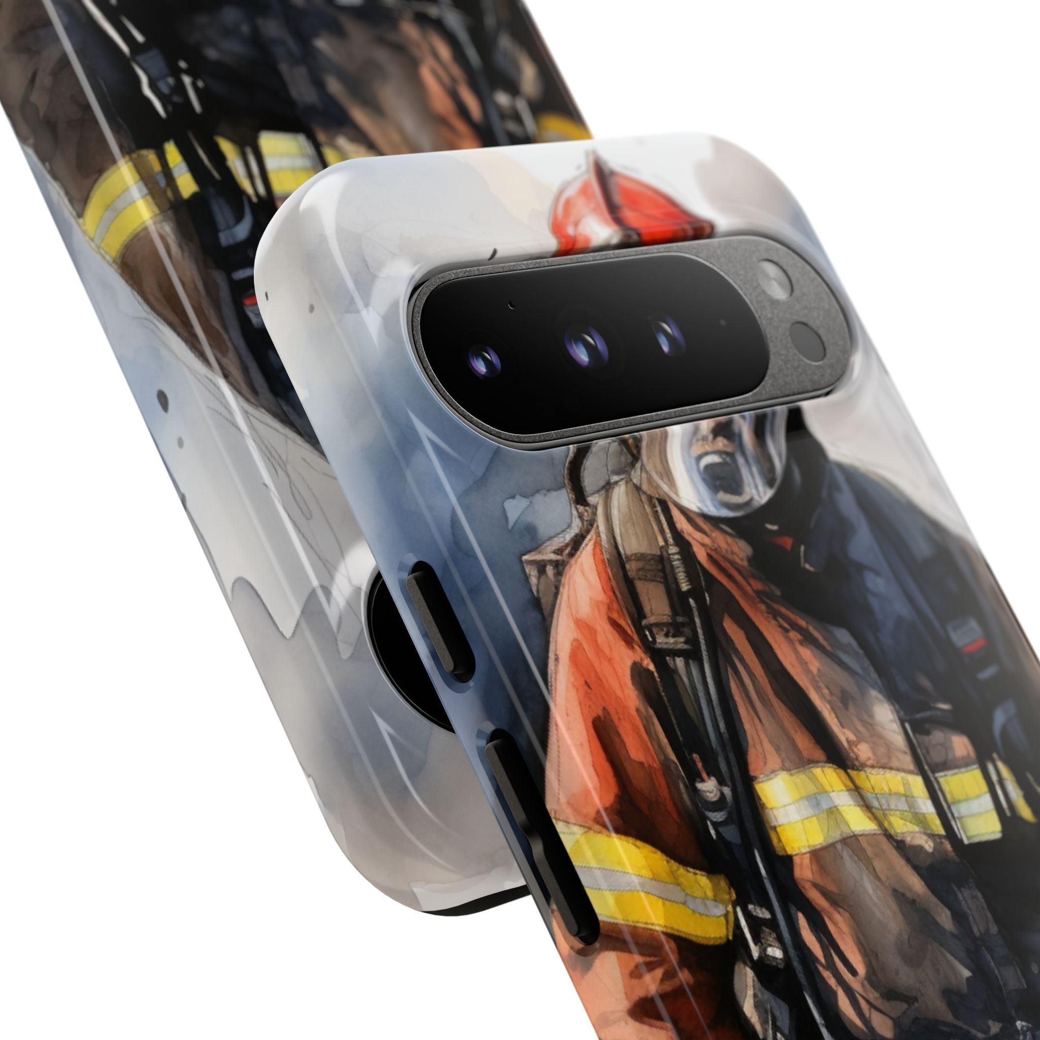 Firefighter In Motion - Google Pixel Case