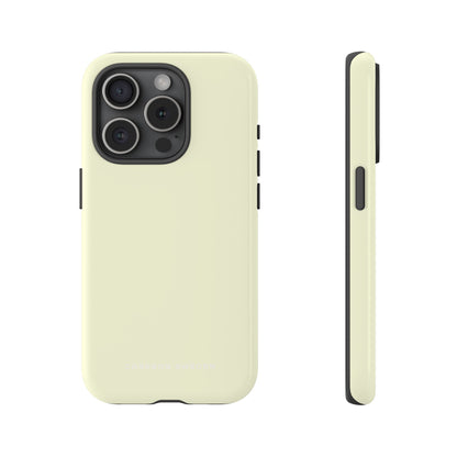 Light Yellow iPhone 15 - Tough Phone Case