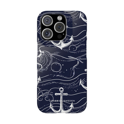 Gradient Anchorflow Waves iPhone 16 - Slim Phone Case