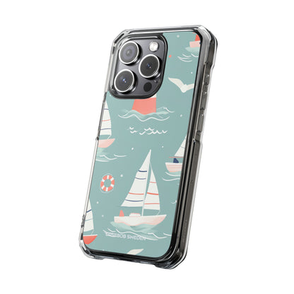 Lighthouse Nautical Charm - Clear Impact iPhone 15 Phone Case