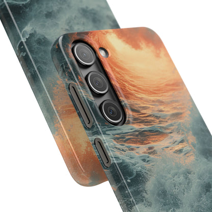 Fiery Wave Power - Slim Samsung S23 Phone Case