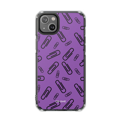 Paperclips Dance Playfully iPhone Case - Impact