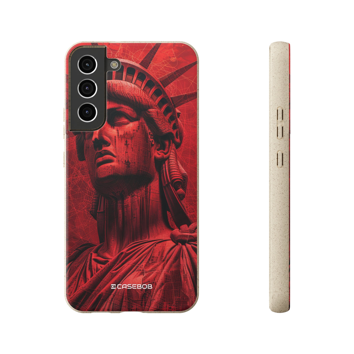 Red Liberty Revolution | Biodegradable Phone Case