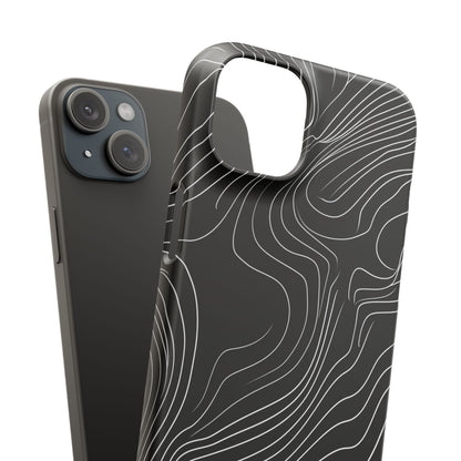 Contour Waveform Flow iPhone 15 - Slim Phone Case