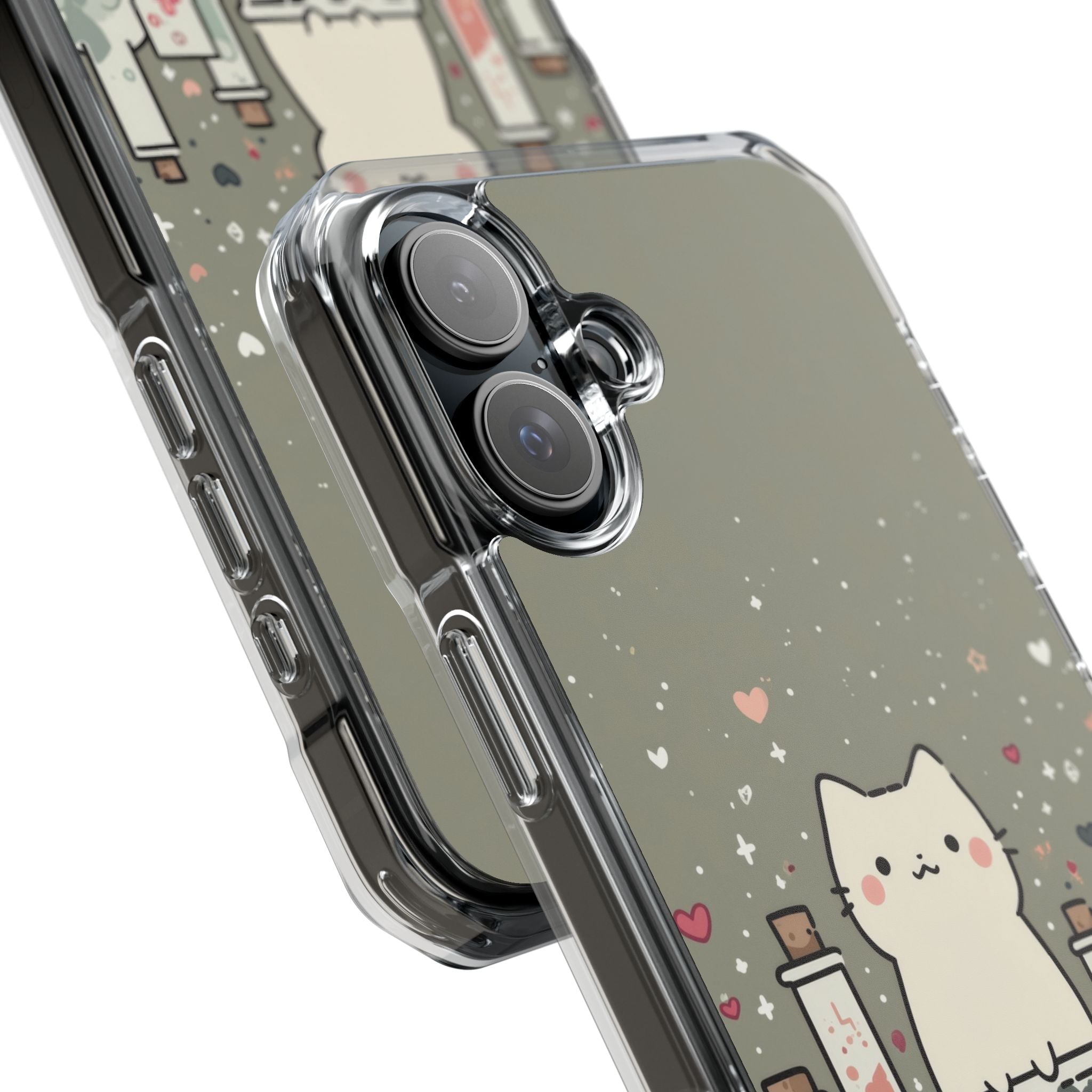 Cat Explores Potions iPhone Case - Impact