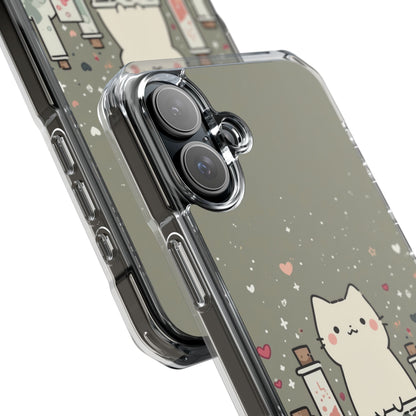 Cat Explores Potions iPhone Case - Impact