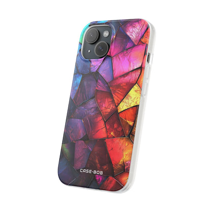 Cracked Prism iPhone 15 Case - Soft