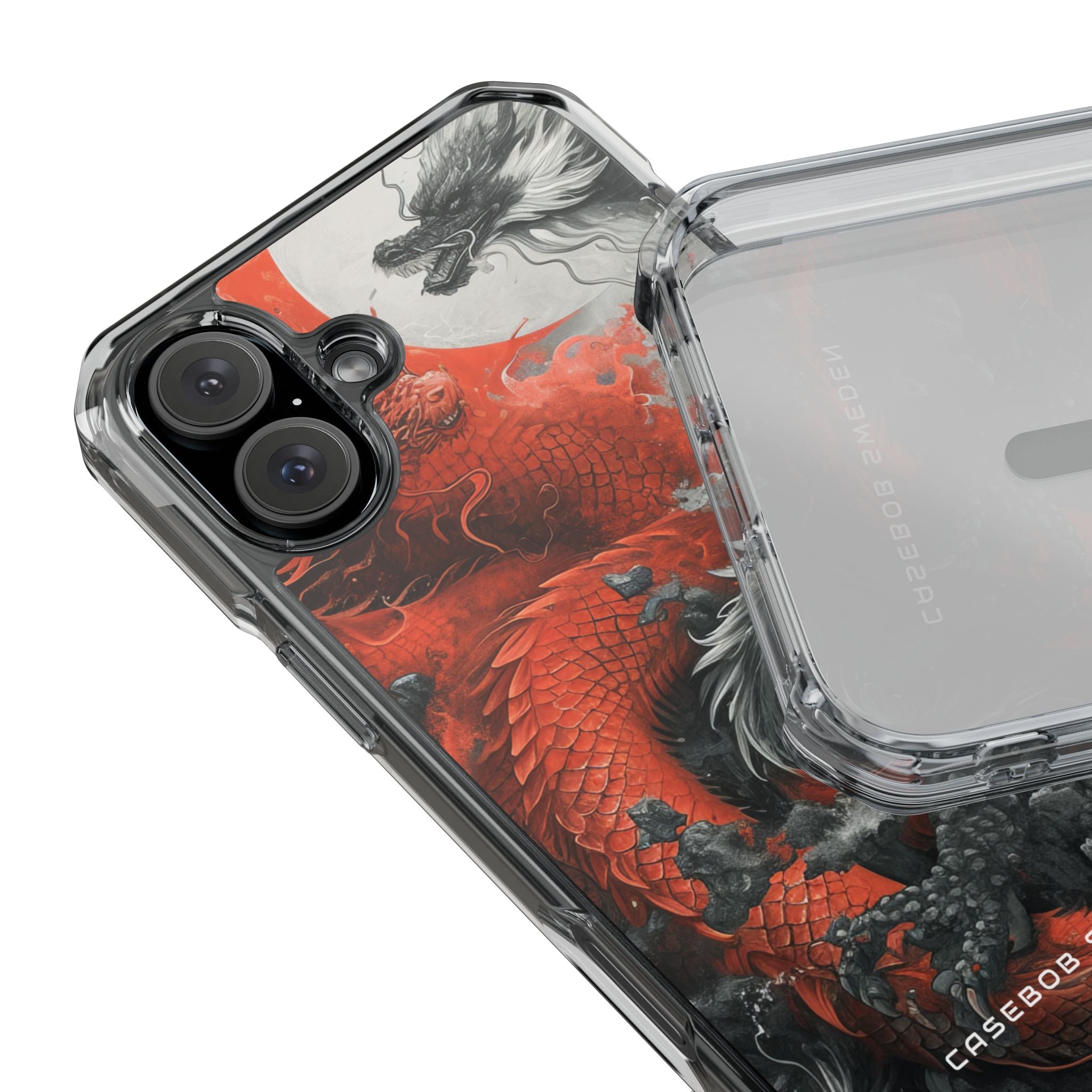 Zen Dragon Harmony iPhone 16 - Clear Impact Phone Case