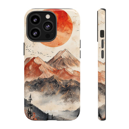 Mountains Greet Sun - iPhone Case