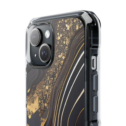 Elegant Gold Streams iPhone Case - Impact