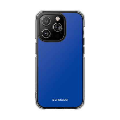 Cobalt Blue - Clear Impact Case for iPhone