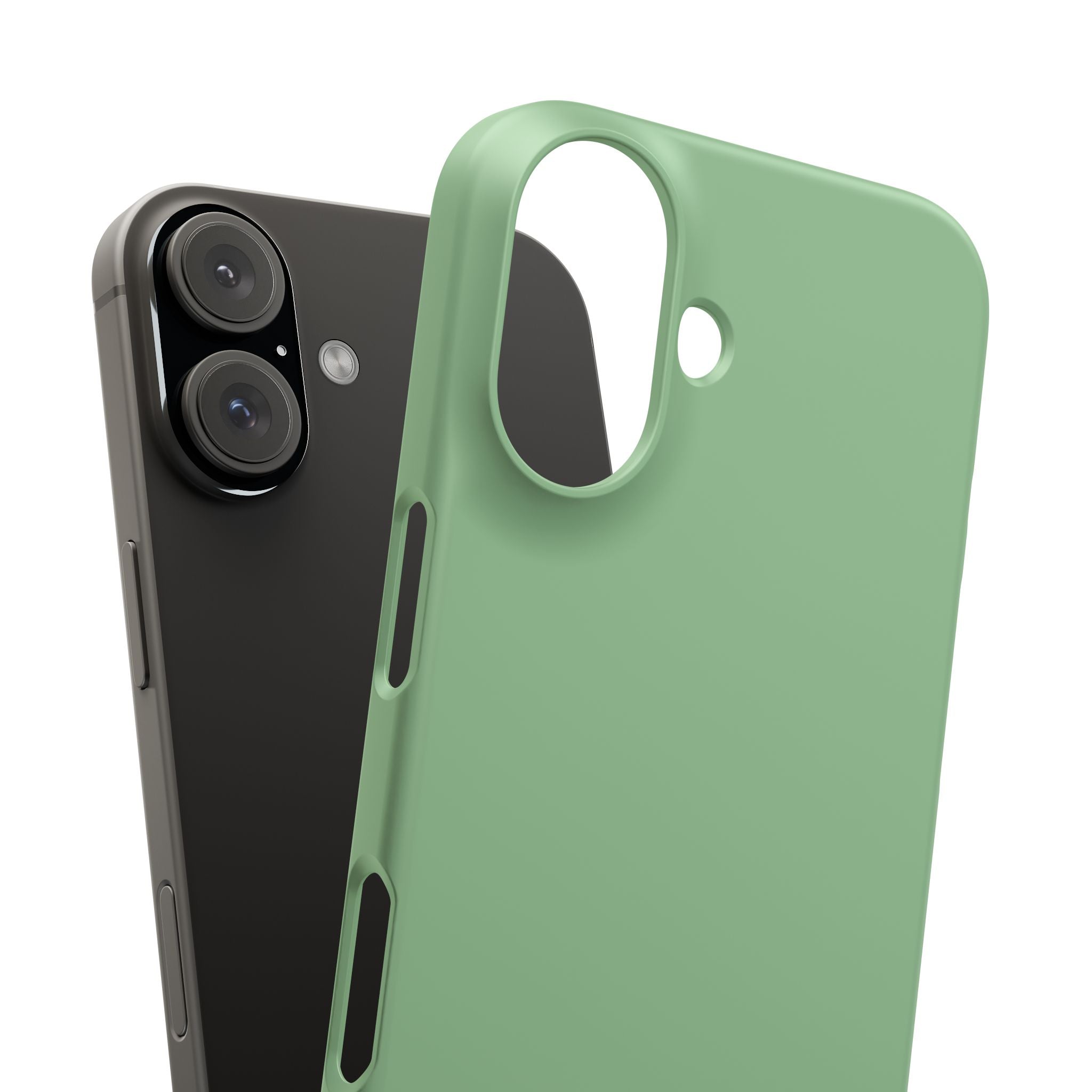 Dark Sea Green iPhone 16 - Slim Phone Case