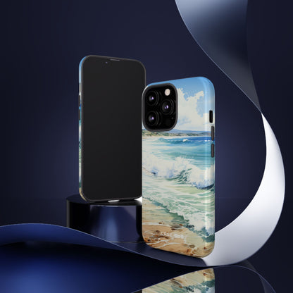 Foamy Wave Breeze iPhone 13 Pro Case - Tough