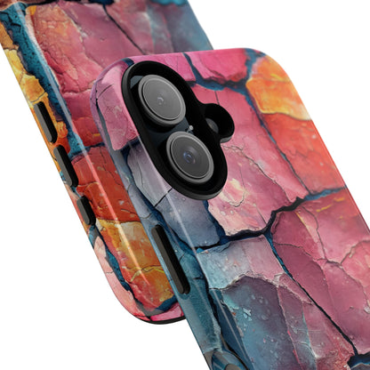 Cracked Earth Mosaic - Tough iPhone 16 Phone Case