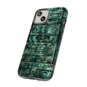 Mayan Jaguar & Serpent Spirit - Protective Phone Case