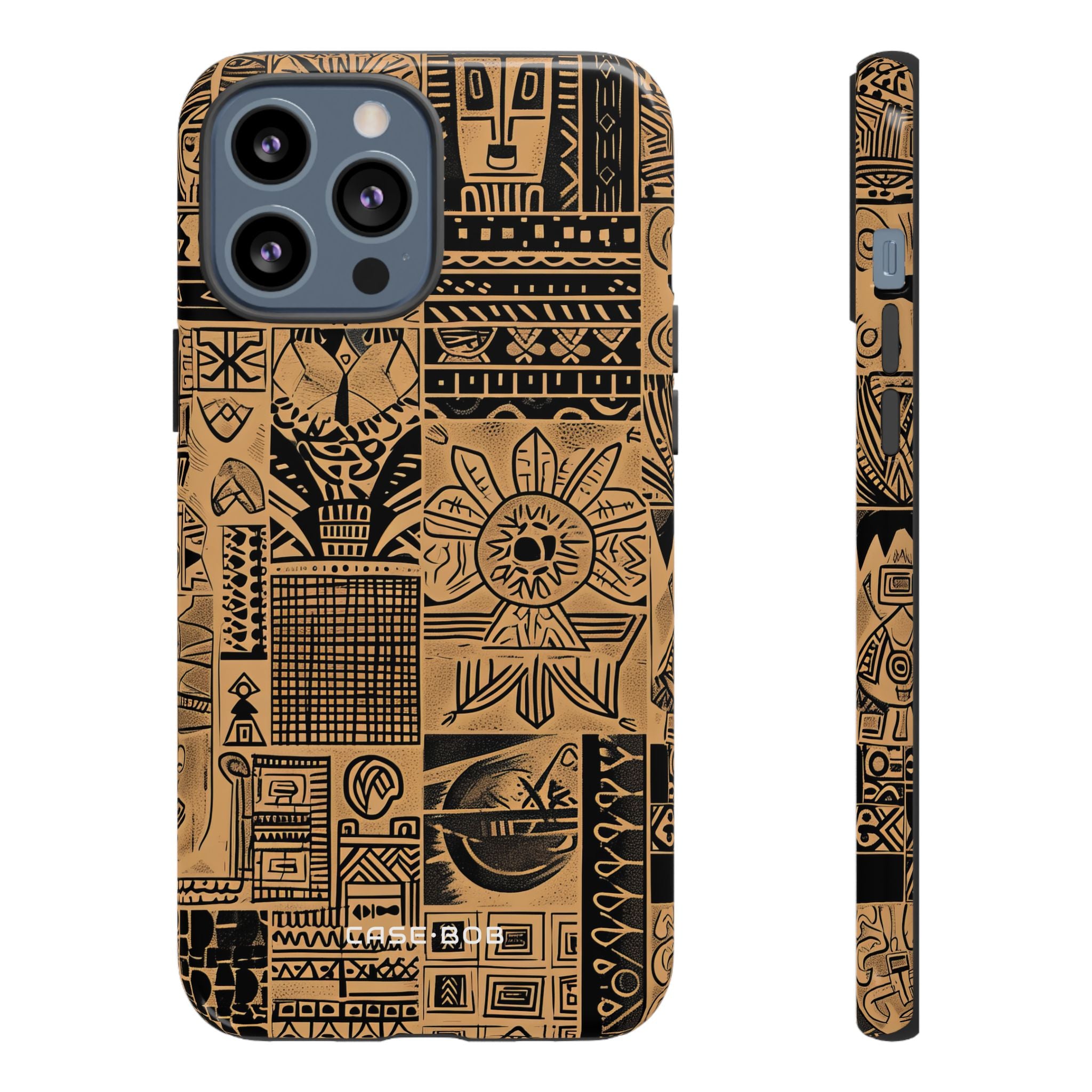 Tribal Faces iPhone 13 Pro Max Case - Tough