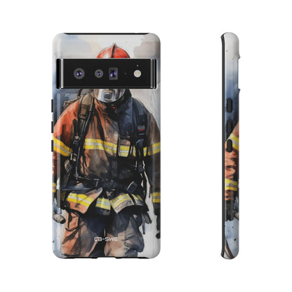 Firefighter In Motion - Google Pixel Case