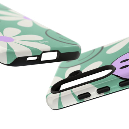 Playful Retro Blooms - Samsung Case
